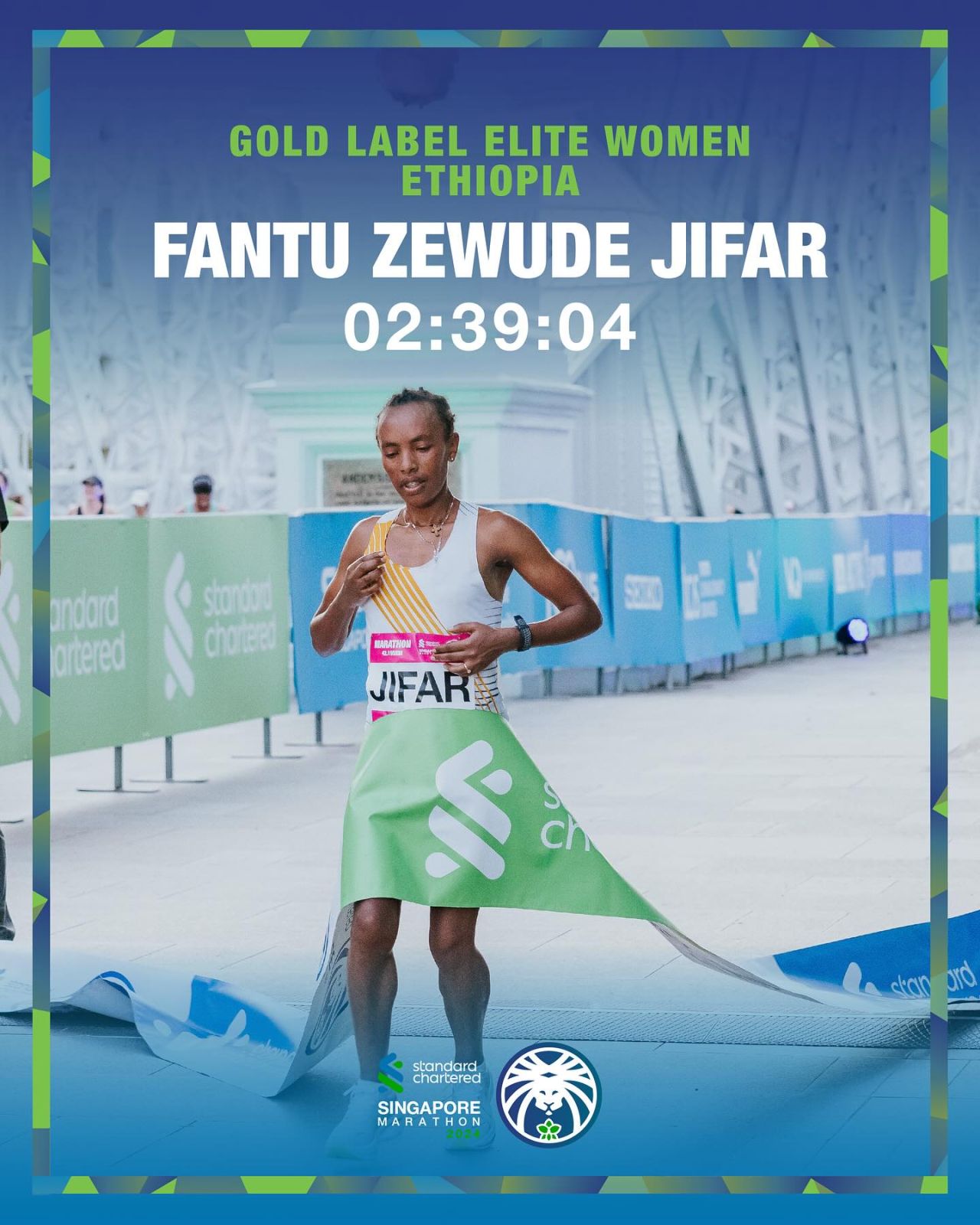 Meet New Champion of Singapore Marathon - Fantu Zewude Jifar